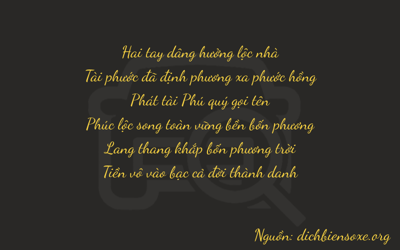 Thơ dịch biển số xe 26840