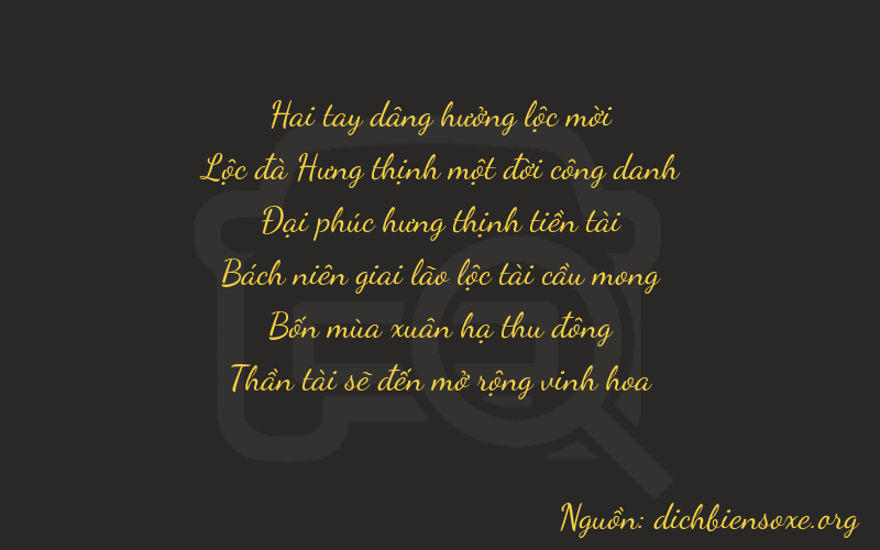 Thơ dịch biển số xe 26848