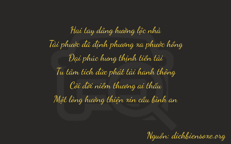 Thơ dịch biển số xe 26849