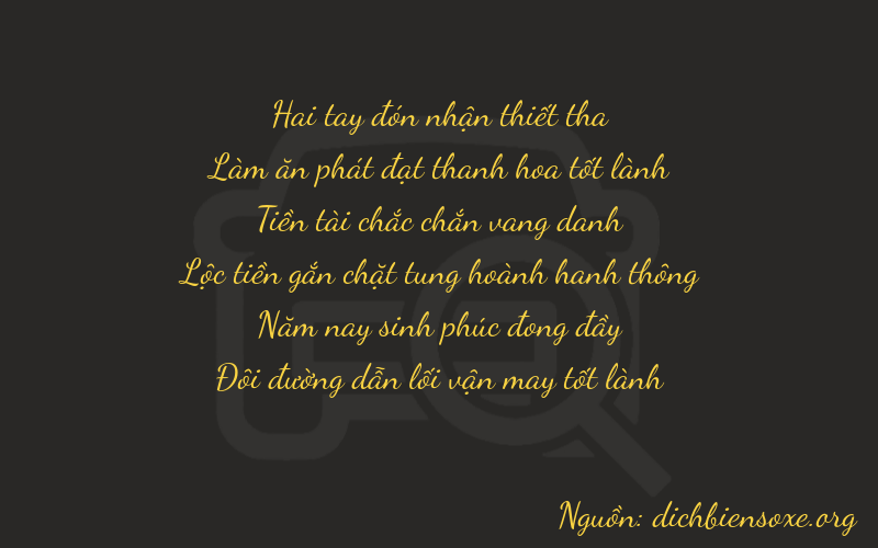 Thơ dịch biển số xe 26852