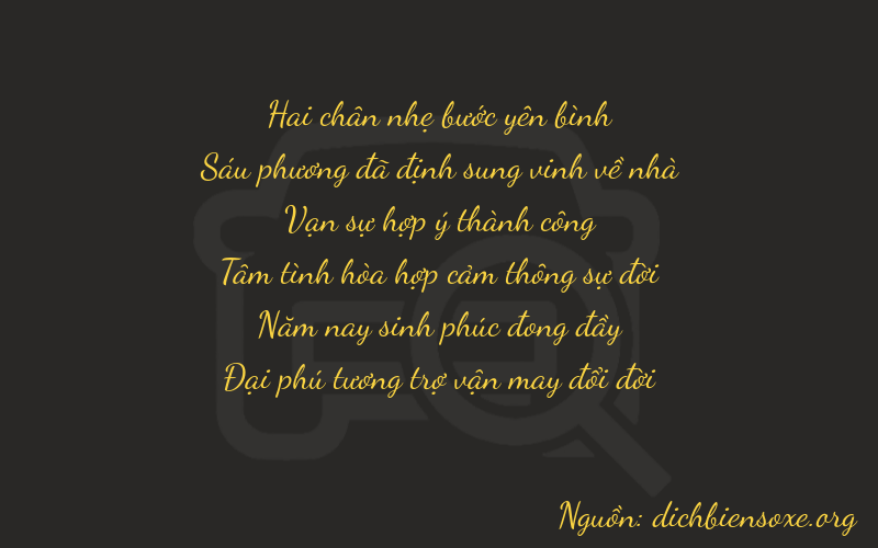 Thơ dịch biển số xe 26856