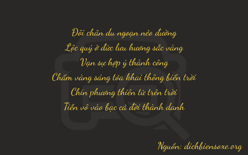 Thơ dịch biển số xe 26890