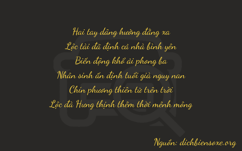 Thơ dịch biển số xe 26896