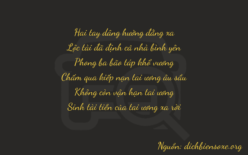 Thơ dịch biển số xe 26905