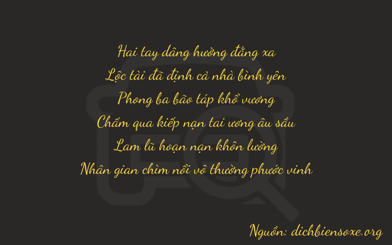 Thơ dịch biển số xe 26914