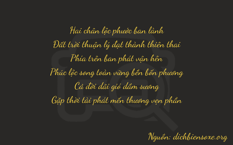 Thơ dịch biển số xe 26918