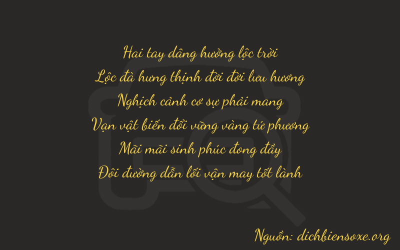 Thơ dịch biển số xe 26922