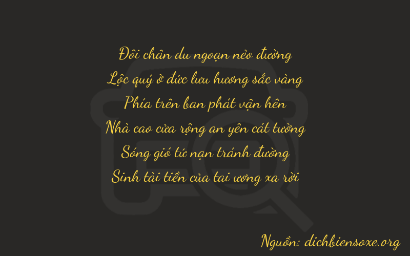 Thơ dịch biển số xe 26935
