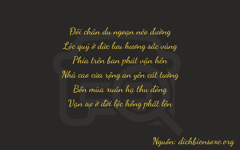 Thơ dịch biển số xe 26944