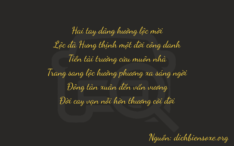 Thơ dịch biển số xe 26947