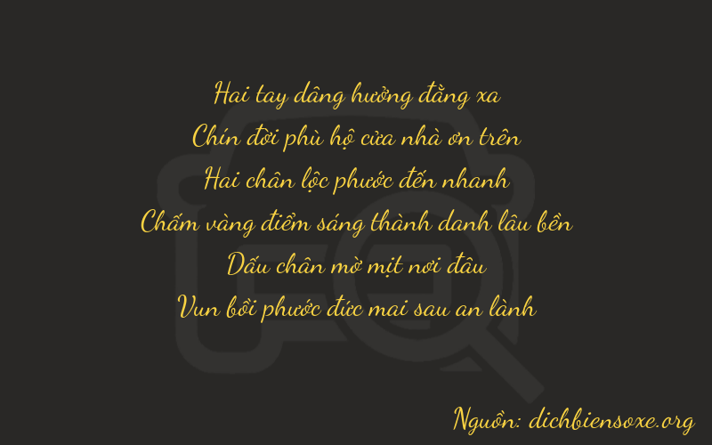 Thơ dịch biển số xe 29257