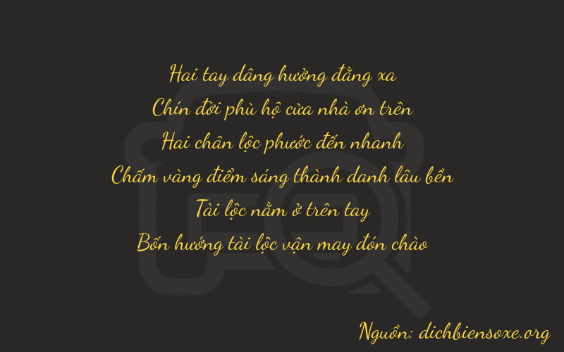 Thơ dịch biển số xe 29284