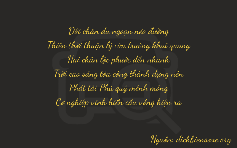 Thơ dịch biển số xe 29287