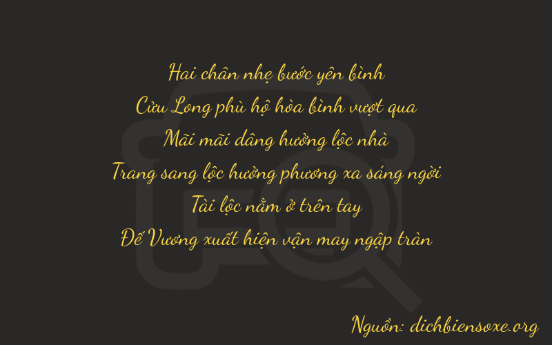 Thơ dịch biển số xe 29289