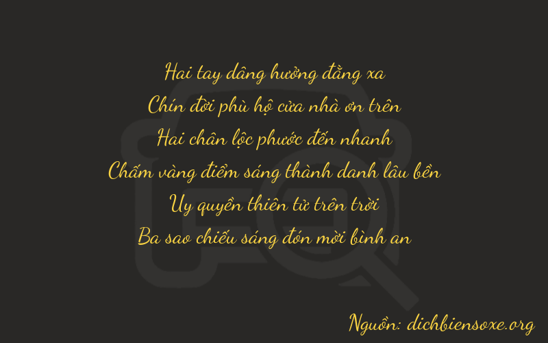 Thơ dịch biển số xe 29293
