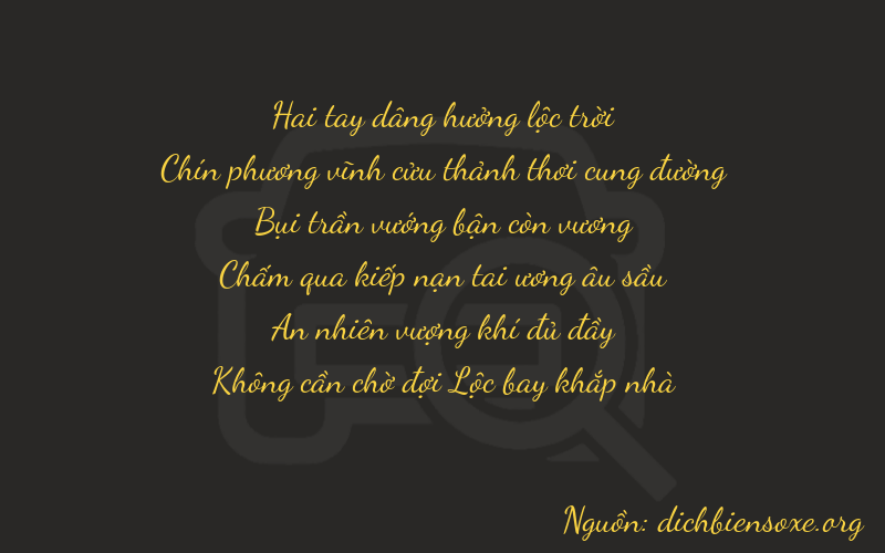 Thơ dịch biển số xe 29310