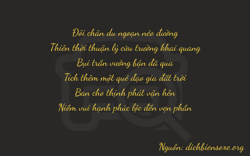 Thơ dịch biển số xe 29323