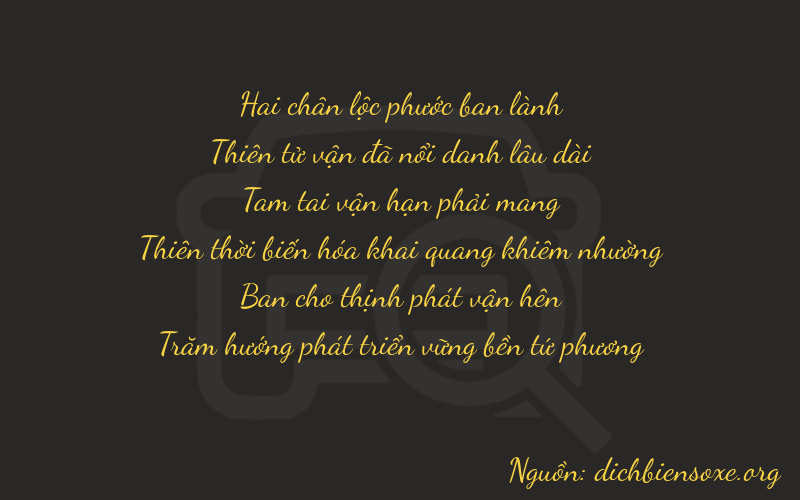 Thơ dịch biển số xe 29324