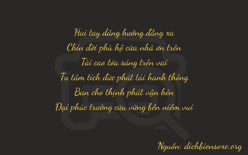 Thơ dịch biển số xe 29329