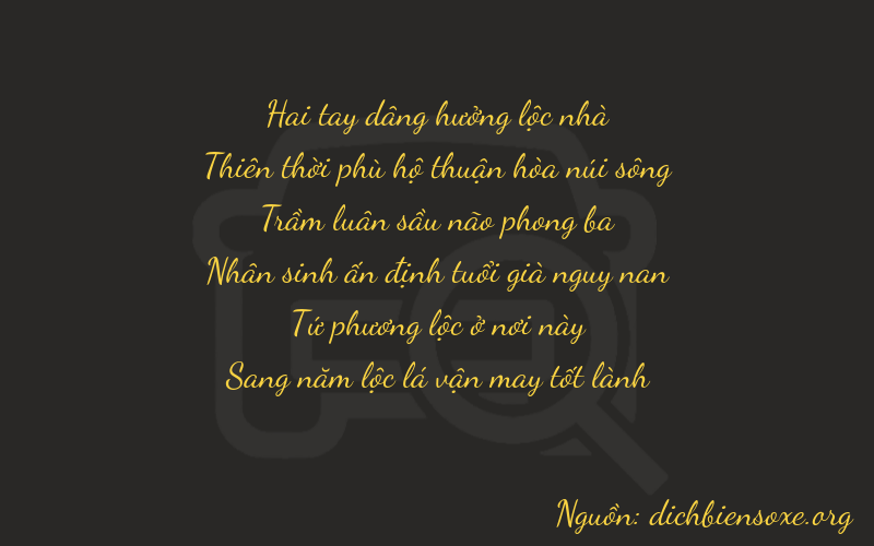 Thơ dịch biển số xe 29345