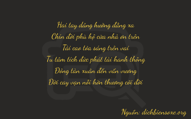 Thơ dịch biển số xe 29347