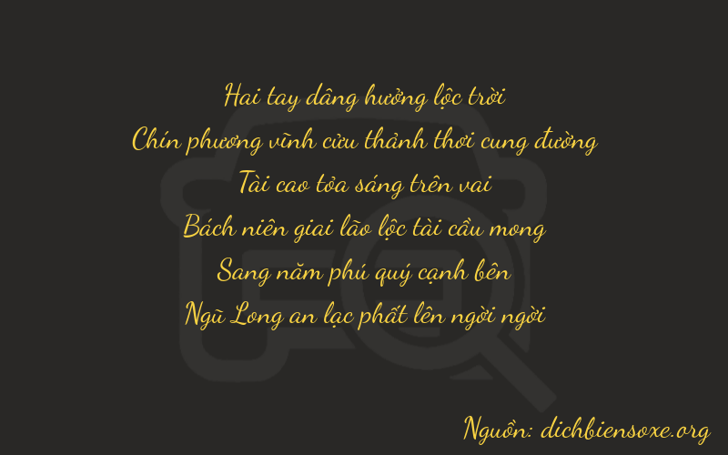 Thơ dịch biển số xe 29355