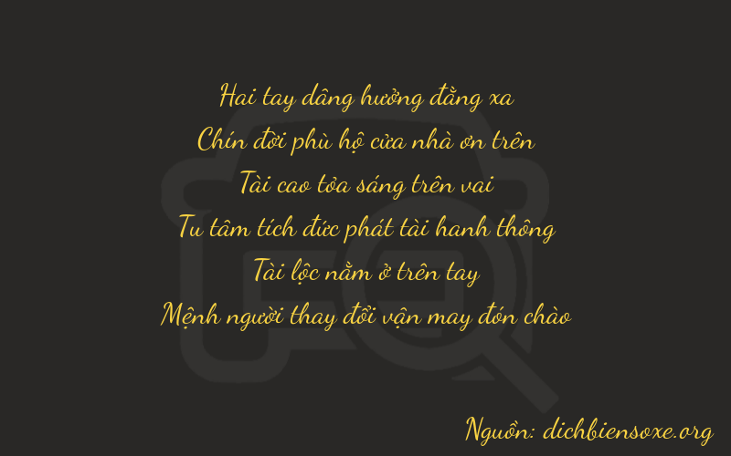 Thơ dịch biển số xe 29383