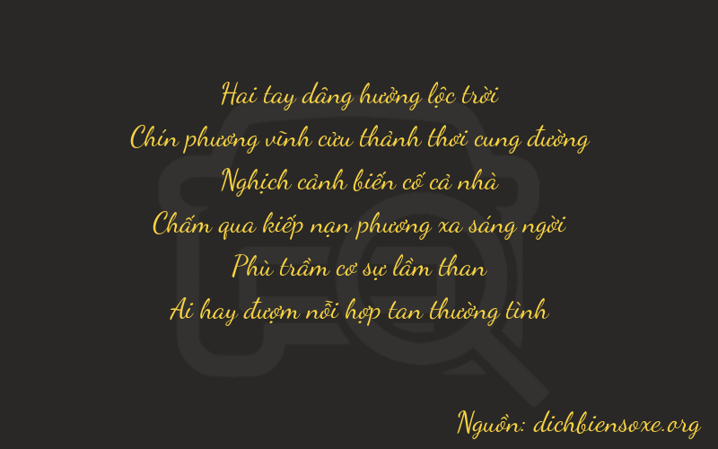 Thơ dịch biển số xe 29400