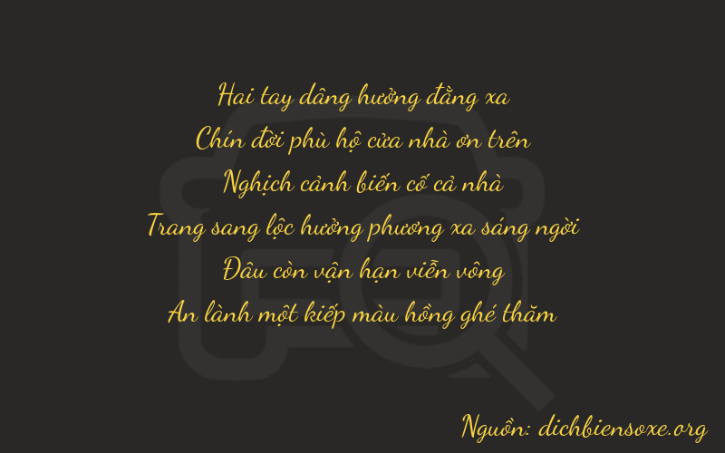 Thơ dịch biển số xe 29401