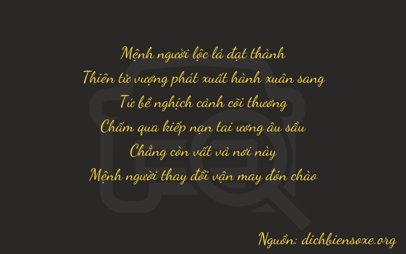 Thơ dịch biển số xe 29403