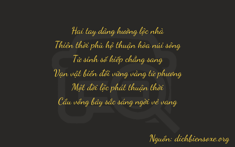 Thơ dịch biển số xe 29417