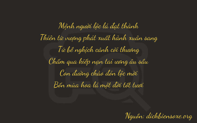 Thơ dịch biển số xe 29421