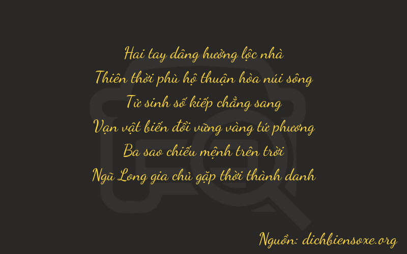Thơ dịch biển số xe 29435