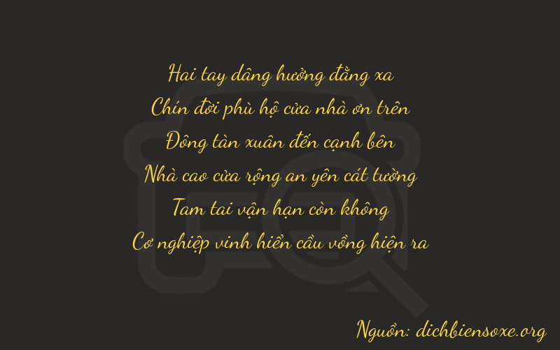 Thơ dịch biển số xe 29437