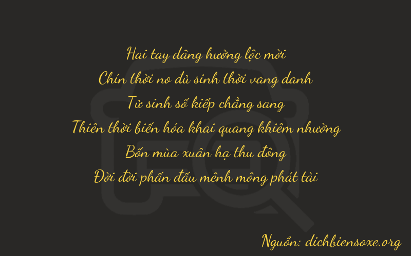 Thơ dịch biển số xe 29443