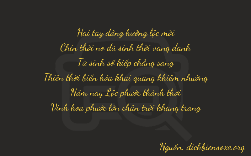 Thơ dịch biển số xe 29452