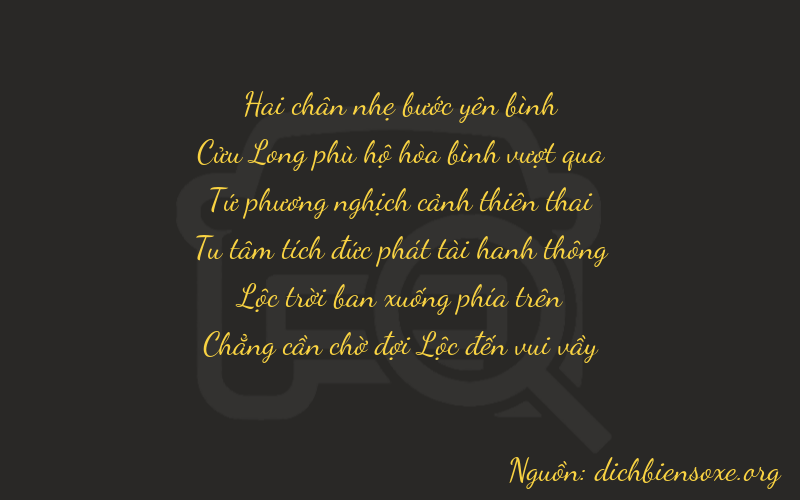 Thơ dịch biển số xe 29460