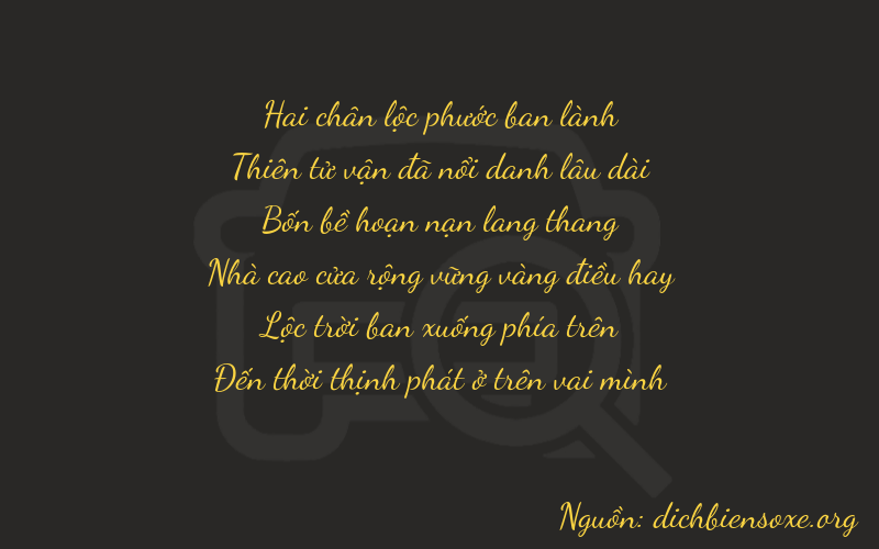 Thơ dịch biển số xe 29468