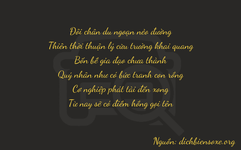 Thơ dịch biển số xe 29485