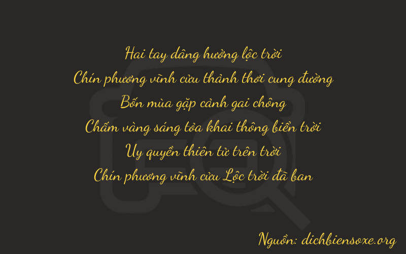 Thơ dịch biển số xe 29499