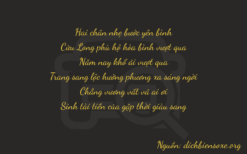 Thơ dịch biển số xe 29505