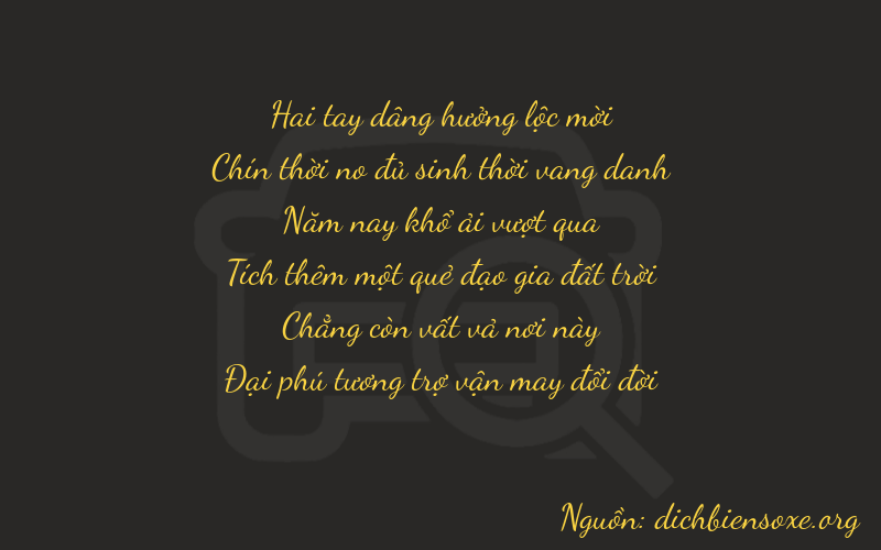 Thơ dịch biển số xe 29506