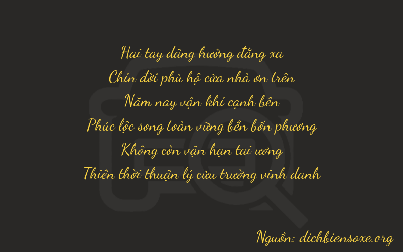 Thơ dịch biển số xe 29509