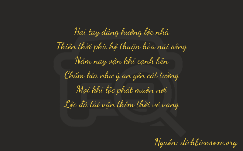 Thơ dịch biển số xe 29516