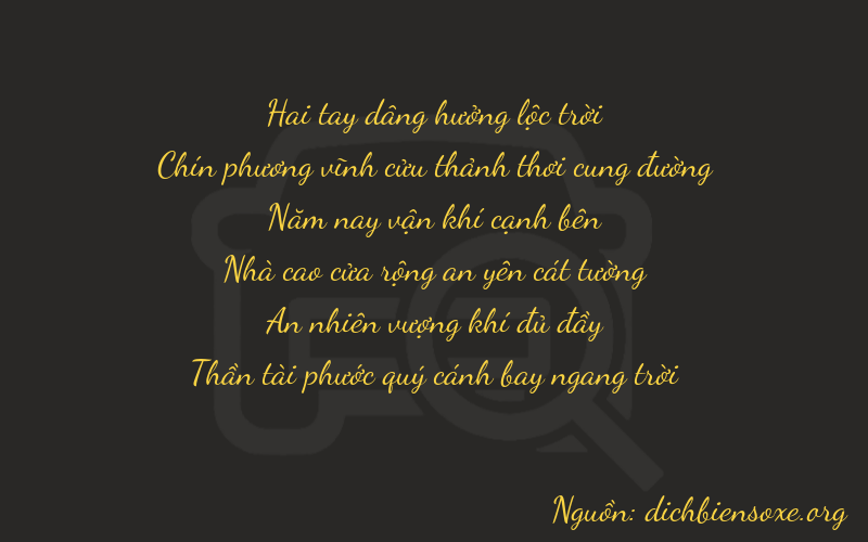 Thơ dịch biển số xe 29517