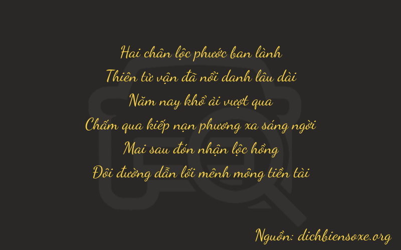 Thơ dịch biển số xe 29522