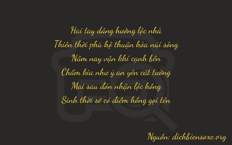 Thơ dịch biển số xe 29525