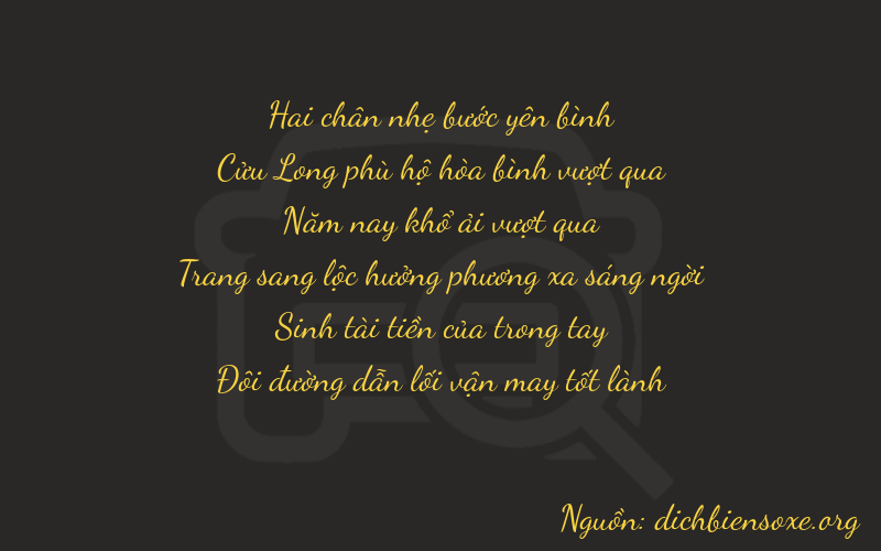 Thơ dịch biển số xe 29532