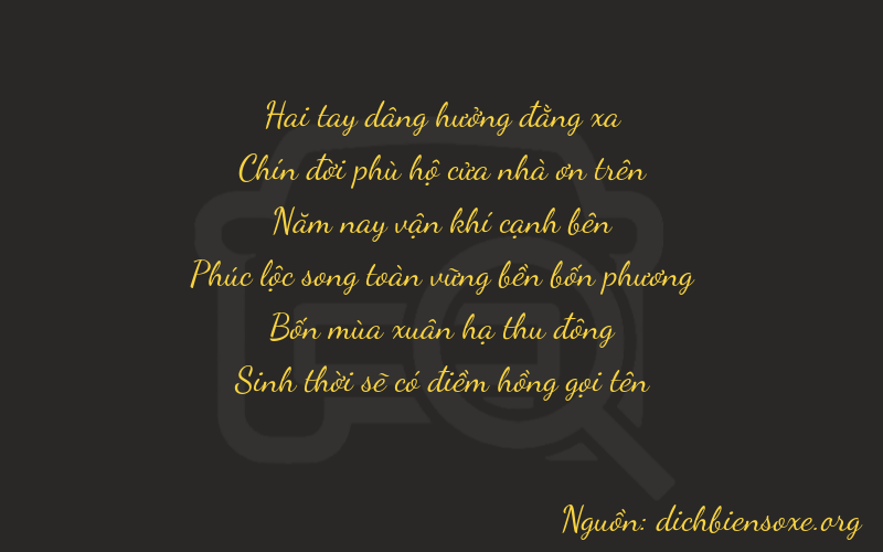 Thơ dịch biển số xe 29545
