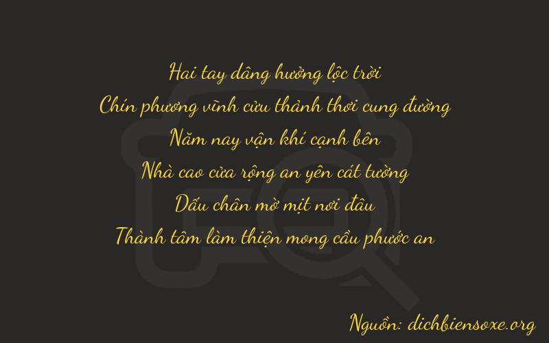 Thơ dịch biển số xe 29553